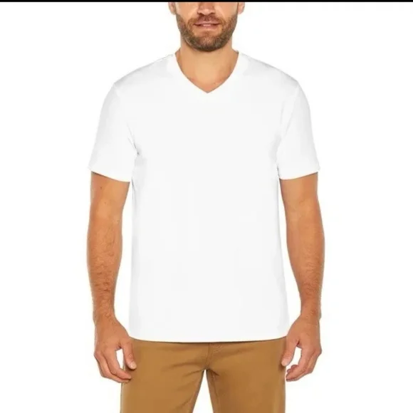 3 Pack Banana Republic Mens Short Sleeve V Neck Premium Wash T-Shirts Size M - Picture 5 of 5